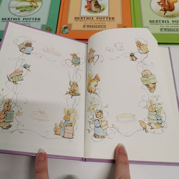 Beatrix Potter Set of 5 Books Small Illustrated Kids Stories Peter Rabbit - Picture 3 of 8